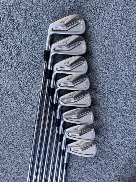 Men's 2016 Mizuno MP 25 Left Hand Iron Set Extra Stiff Flex  Steel Shaft (Used)