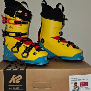 New K2 Mindbender 130 LTD Ski Boots 24.5