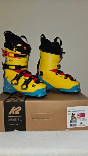 New K2 Mindbender 130 LTD Ski Boots 24.5