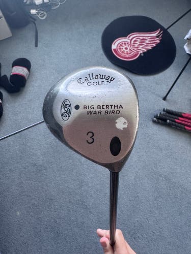 Men's Callaway Big Bertha War Bird Right Handed Fairway Wood Stiff Flex 3 Wood (Used)