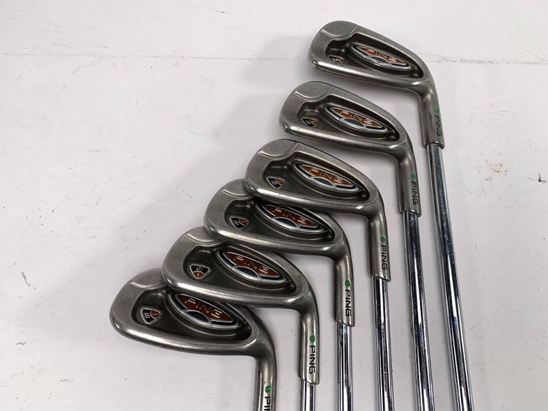 Ping i10 Iron Set 6-PW+GW Green Dot AWT Regular Steel Mens RH