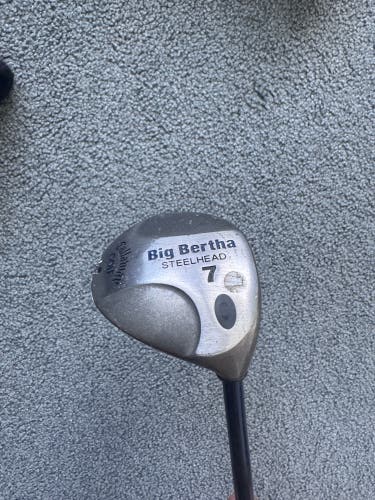 Men's Callaway Big Bertha Steelhead Plus Right Handed Fairway Wood Regular Flex 7 Wood (Used)