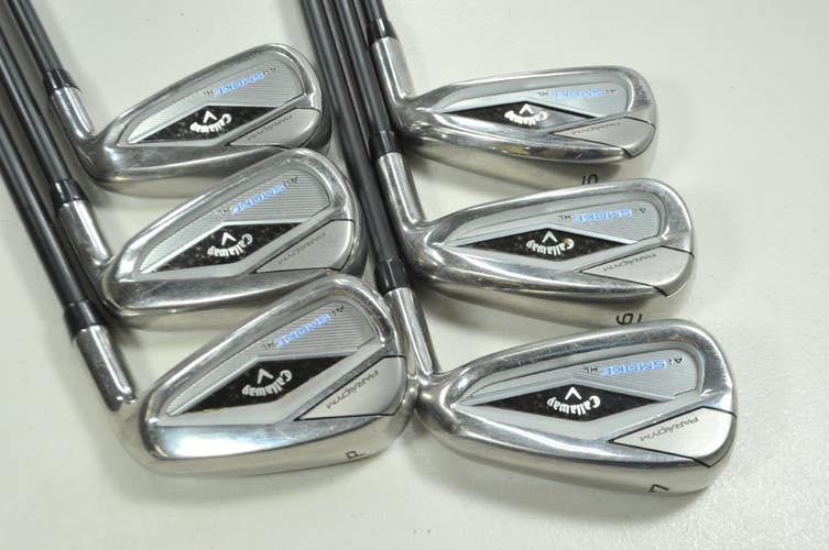 Callaway Paradym Ai Smoke HL 5-PW Iron Set Regular Flex Right Graphite # 190039