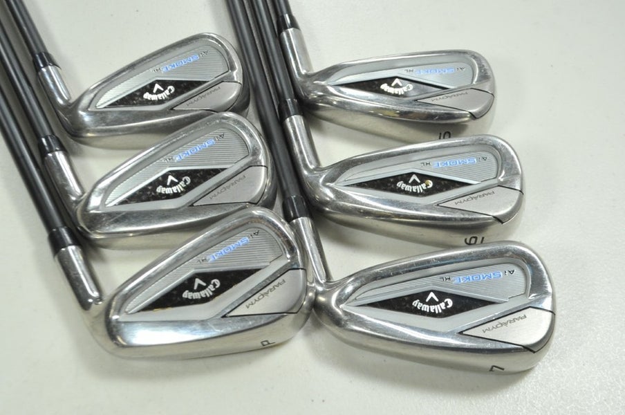 Callaway Paradym Ai Smoke HL 5-PW Iron Set Regular Flex Right Graphite # 190039