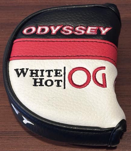 Odyssey White Hot OG Mid Mallet Rossie Putter Cover Headcover NEW!