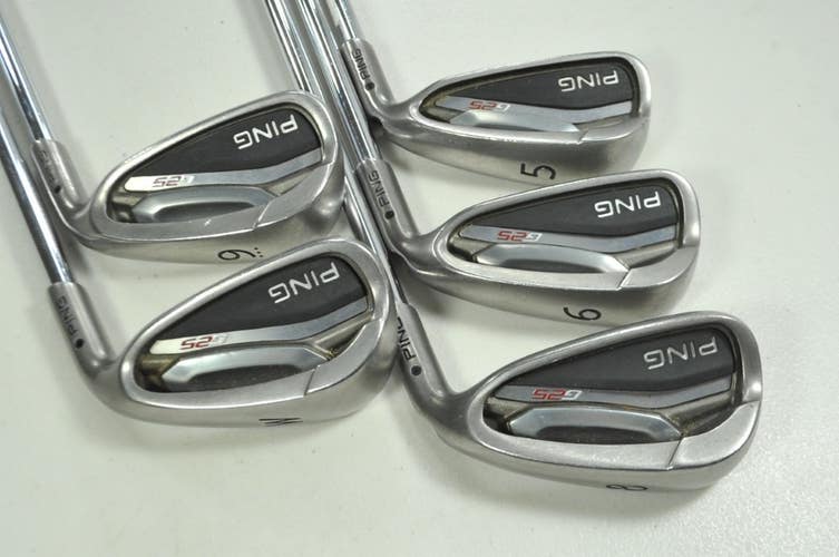 Ping G25 5-6,8-W Iron Set Regular Flex Black Dot Right CFS Steel  # 198018