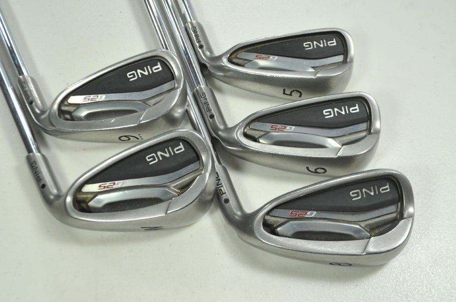 Ping G25 5-6,8-W Iron Set Regular Flex Black Dot Right CFS Steel  # 198018