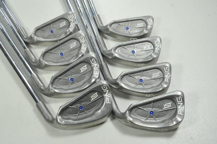 Ping ISI Stainless 3-W Iron Set Stiff Flex Blue Dot Right Z-Z65 Steel # 187653