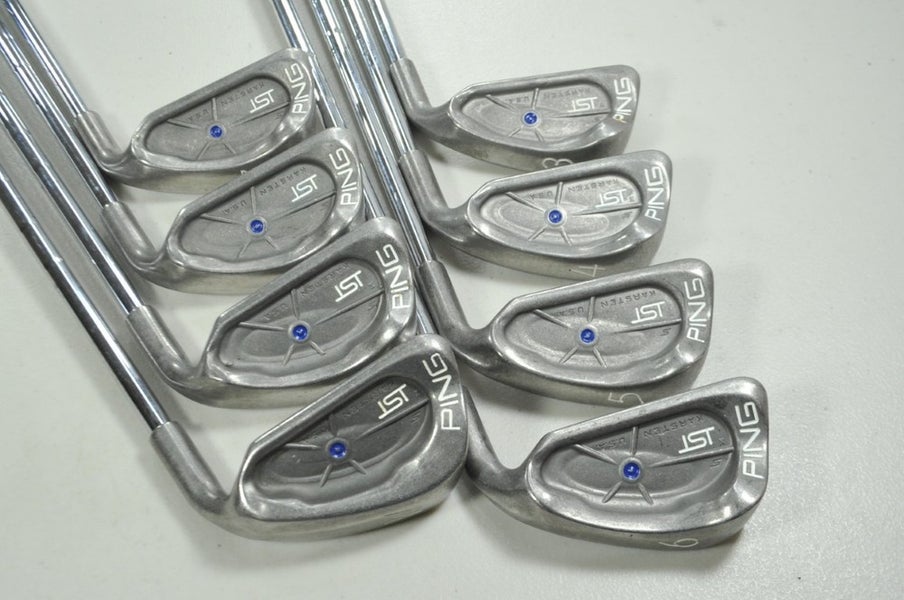 Ping ISI Stainless 3-W Iron Set Stiff Flex Blue Dot Right Z-Z65 Steel # 187653