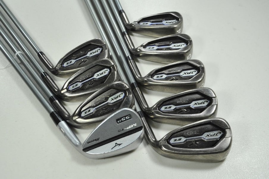 Mizuno JPX EZ 2016 4-PW,GW Iron Set and 55* Wedge Regular Flex Graphite # 199021
