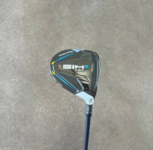 Like New TaylorMade SIM 2 Max Right Hand Stiff Flex 3 Wood (Check Description)