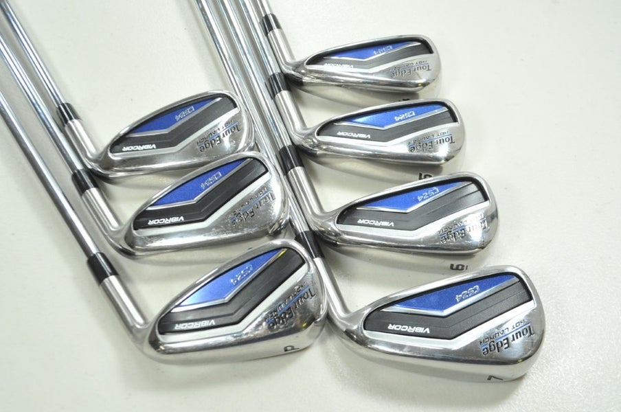 Tour Edge Hot Launch C524 4-PW Iron Set Regular Flex Right MPH 95 Steel # 199344