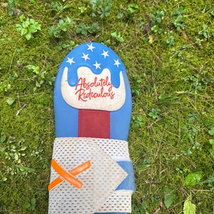 Red white and blue aria sliding mit