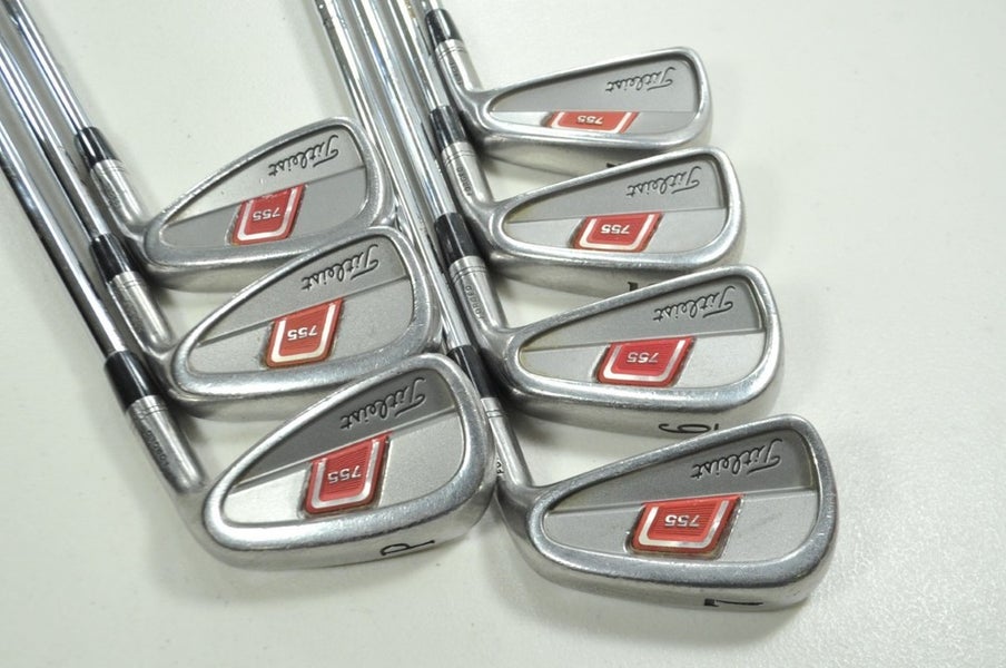 Titleist 755 Forged 4-PW Iron Set Stiff Flex Right DG S300 Steel # 199464