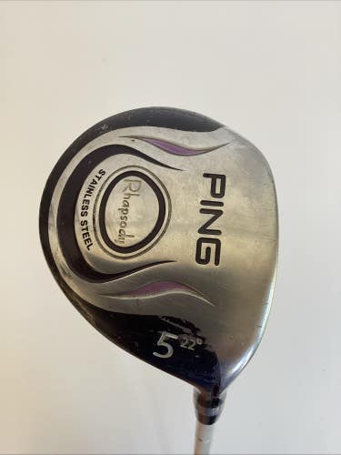 Ping Rhapsody Fairway 5 Wood 22* With Ladies Graphite Shaft