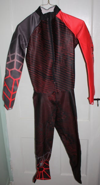 *NEW* Spyder Men's XL World Cup downhill (NOT padded) ski race suit Red/black NWT