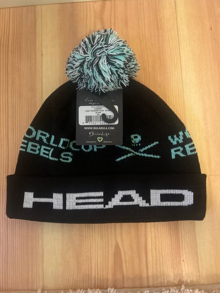 Black Adult Unisex One Size Fits All HEAD Hat (New)