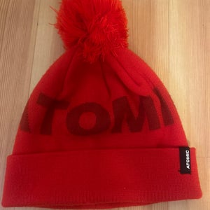 Red One Size Fits All Atomic Hat (New)