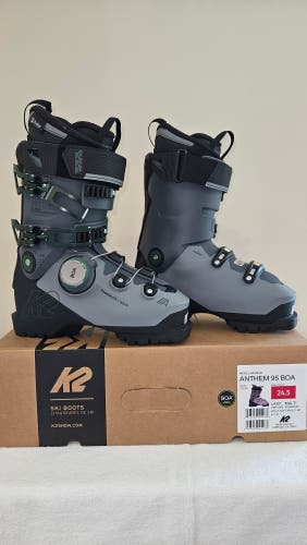New K2 Anthem 95 BOA Ski Boots 24.5
