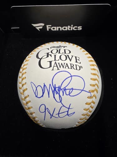 Chicago Cubs Ryne Sandberg Signed Autograph Inscription 9x Gold Glove Fanatics