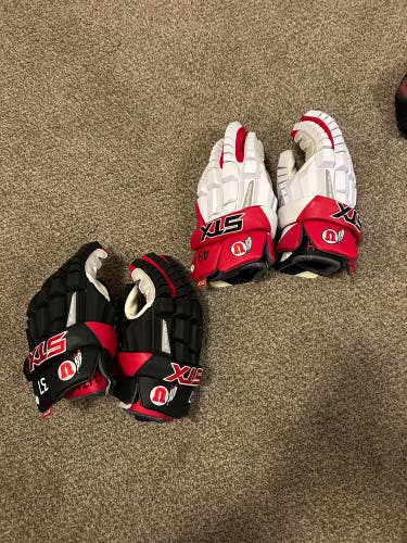 Team Issued University Of Utah Lacrosse Gloves