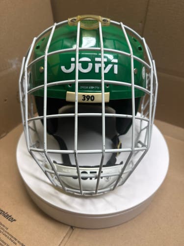 VINTAGE JOFA 390 HOCKEY GOALIE MASK COMBO WITH RARE 267 JOFA CAGE