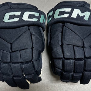 CCM HG12 Pro Stock Hockey Gloves 13" Blue KRAKEN 91886