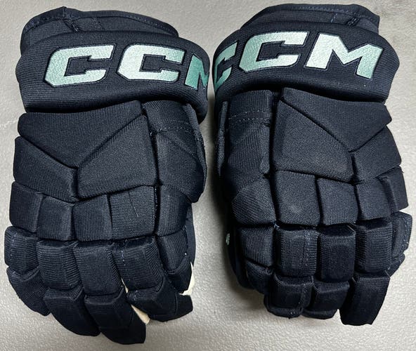 CCM HG12 Pro Stock Hockey Gloves 13" Blue KRAKEN 91886