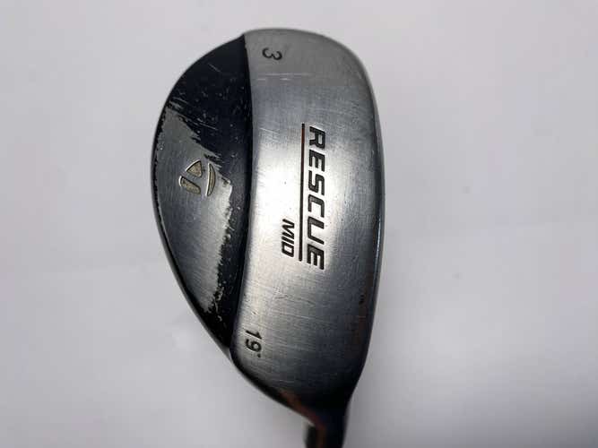 TaylorMade Rescue Mid 3 Hybrid 19* UG65 65g Stiff Graphite Mens RH