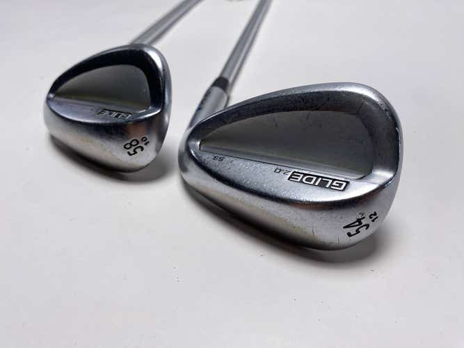 Ping Glide 2.0 Wedge Set 54* 12 
| 58* 10 Blue Dot 1* Up AWT 2.0 Mens RH
