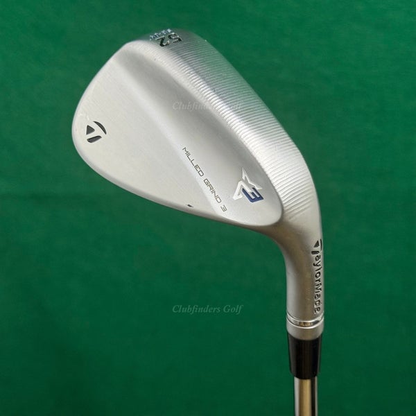 TaylorMade Milled Grind 3 Chrome 52-SB9 52 Gap Wedge DGTI S200 Steel Stiff