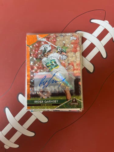 Topps lacrosse trading cards