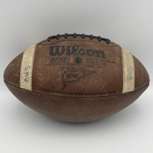 Wilson GST F1003 NCAA NFHS Collegiate Leather Football Made in USA