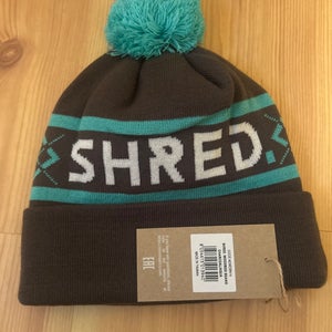 Gray Adult Unisex One Size Fits All Shred Hat (New)