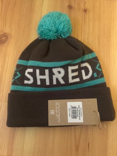 Gray Adult Unisex One Size Fits All Shred Hat (New)