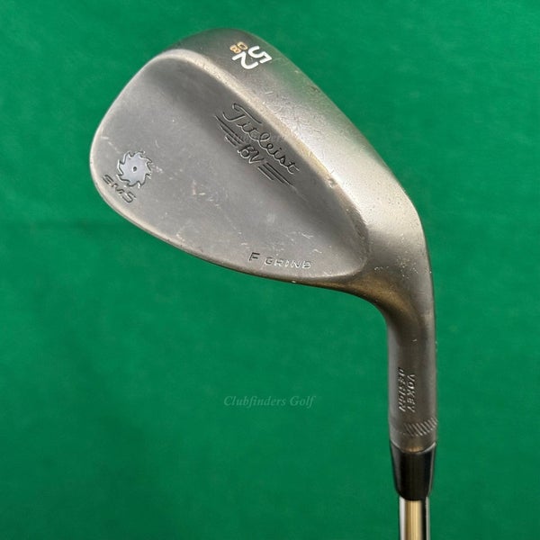 Titleist Vokey SM5 Raw Black 52-8 52 Gap Wedge  DGTI Spinner 115 Steel Wedge