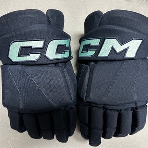 CCM JetSpeed FT1 Pro Stock Hockey Gloves 14" Navy Blue KRAKEN 12176