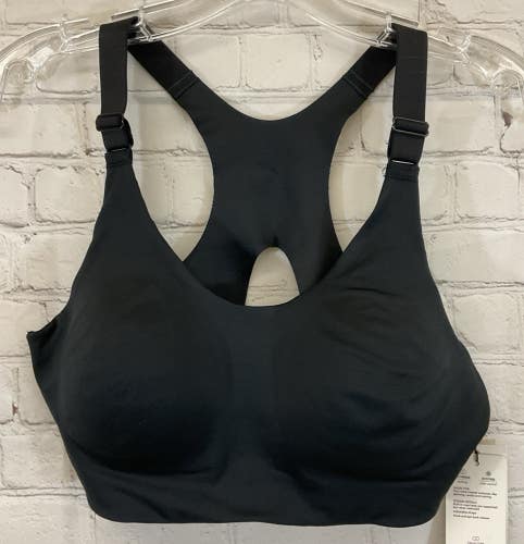 Calia WAX17215 Women's MADE TO MOVE Racerback Bra Black Pure Black Medium