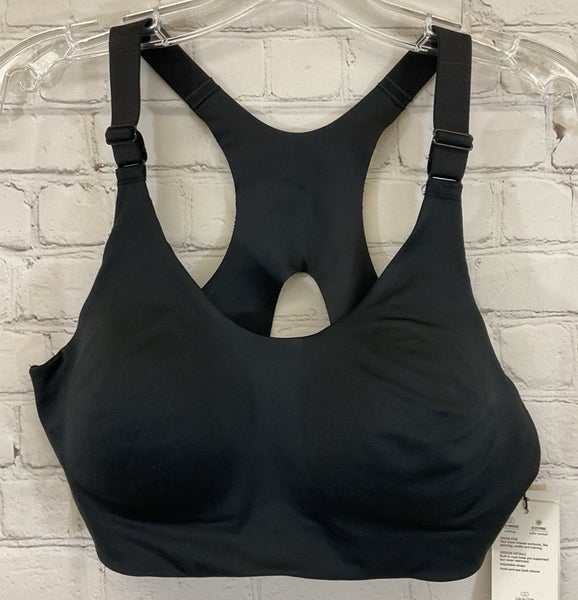 Calia WAX17215 Women's MADE TO MOVE Racerback Bra Black Pure Black Medium