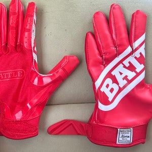 Red Youth XL Battle Gloves (Used)