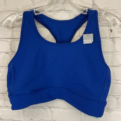 Women's DAW23702 Crossback Compression Stretch Bra Team Royal Blue Large