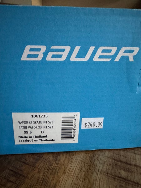 Bauer Vapor X3 Hockey Skates Size 5.5 (New)