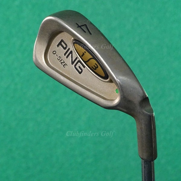 Ping i3 O-Size Green Dot Single 4 Iron Cushin JZ Steel Regular