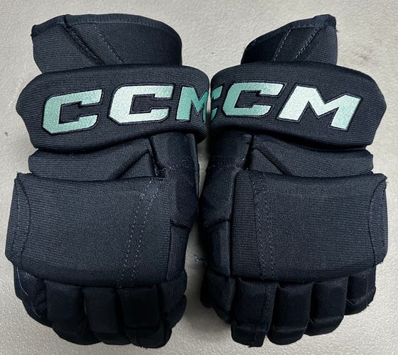 CCM HG12 Pro Stock Hockey Gloves 14" Blue KRAKEN 702850