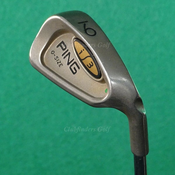 Ping i3 O-Size Green Dot Single 9 Iron Cushin JZ Steel Regular