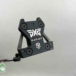 Used Right Handed PXG BlackJack 34" Putter Steel Golf Club w/ Headcover