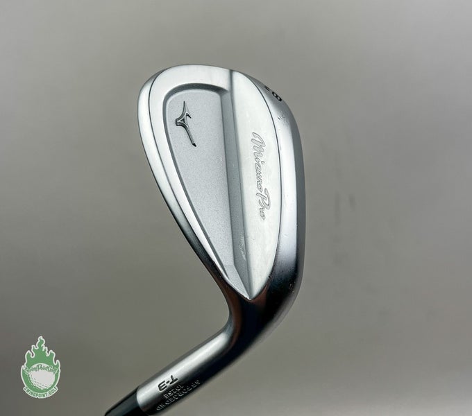 Used RH Mizuno T-3 White Satin M Grind Wedge 58*-12  Stiff Steel Golf Club
