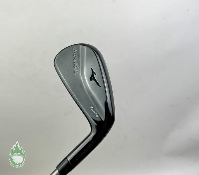 Used RH Mizuno Pro Fli-Hi 3 Hybrid Iron Steelfiber F4 Stiff Graphite Golf Club