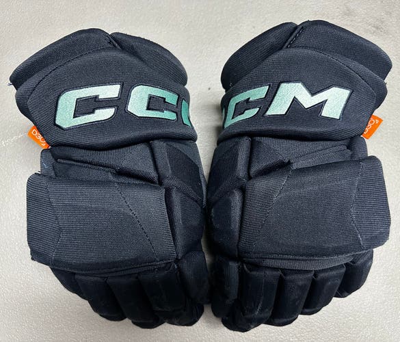 CCM JetSpeed FT1 Pro Stock Hockey Gloves 14" Navy Blue KRAKEN 32471