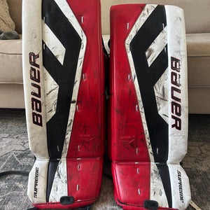 28” Junior Bauer Supreme One.7 Goalie Leg Pads
